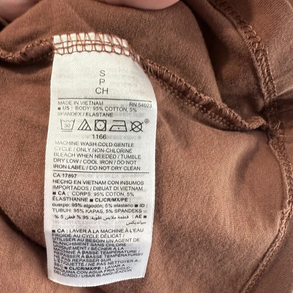Old Navy Women's Brown Ribbed Tank Tops Size S Pack of 2 Basic Layering Neutral - Picture 3 of 6